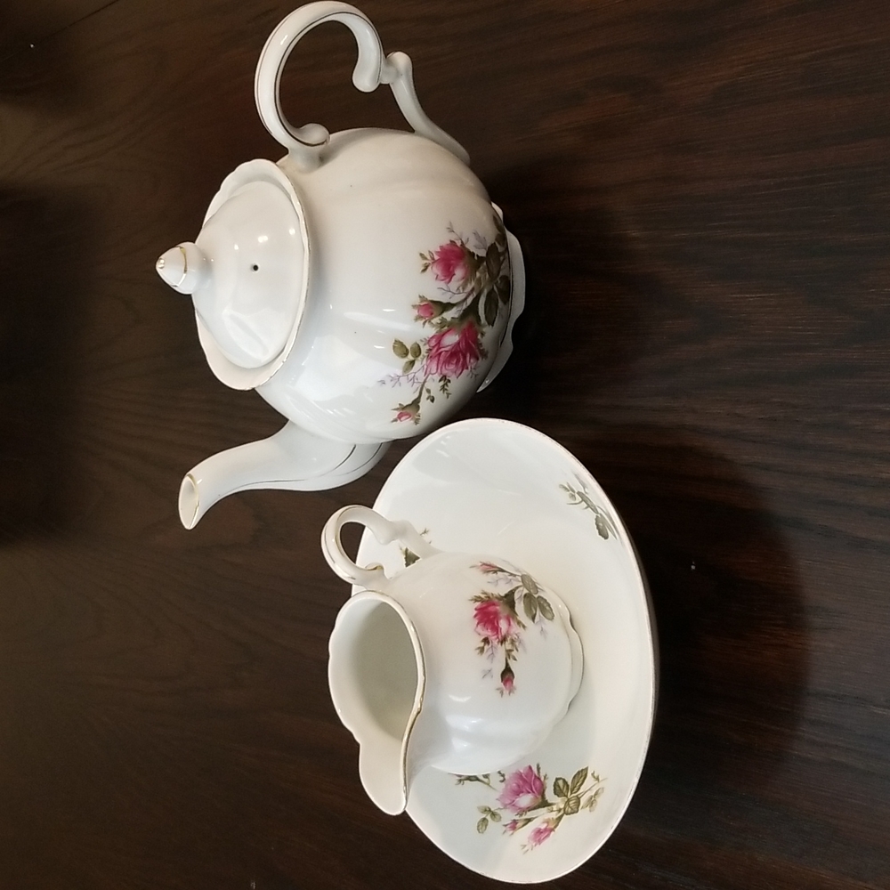 3pc Porcelain Tea Set
